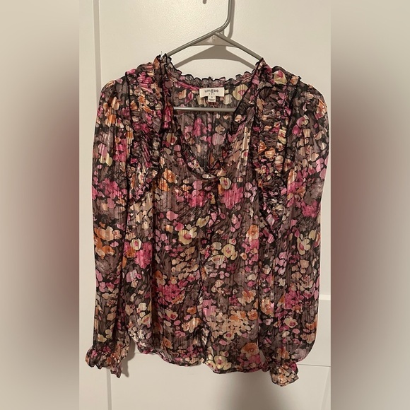 Umgee Tops - Umgee Women's Floral Ruffle Top